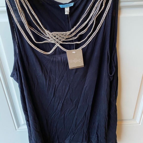 NWT XL Anthropologie Braided Tank - Picture 2 of 6